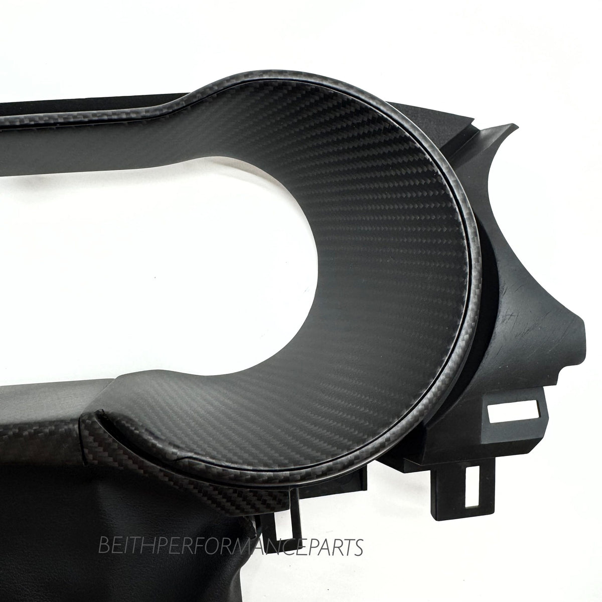 2018+ Ford Mustang – Matte Carbon Digital Cluster Bezel