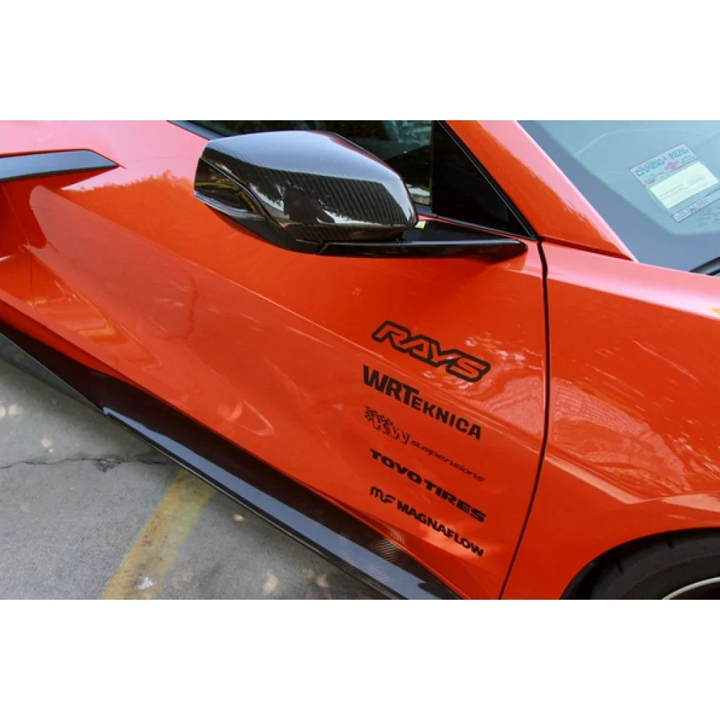 Corvette C8 Carbon Fiber Side Rocker Extensions / Side Skirts