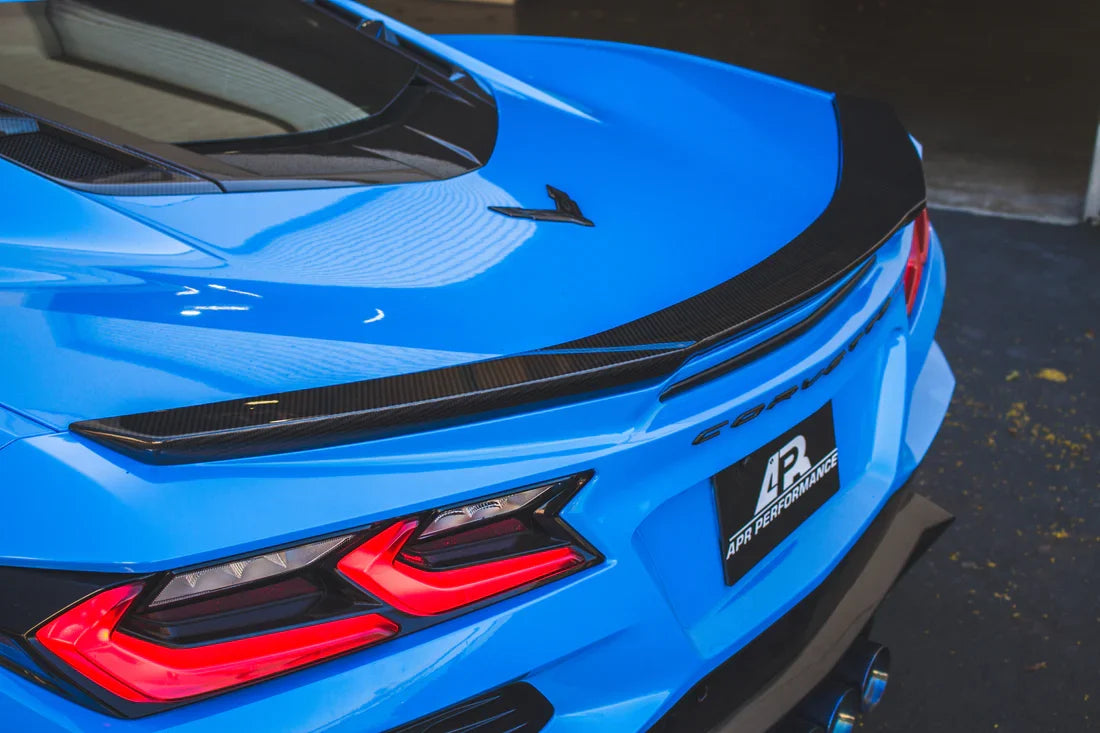 Corvette C8 Z06 Carbon Fiber Rear Spoiler Delete