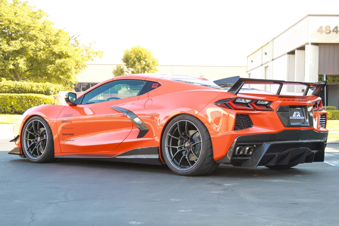 Corvette C8 Carbon Fiber License Plate Backing