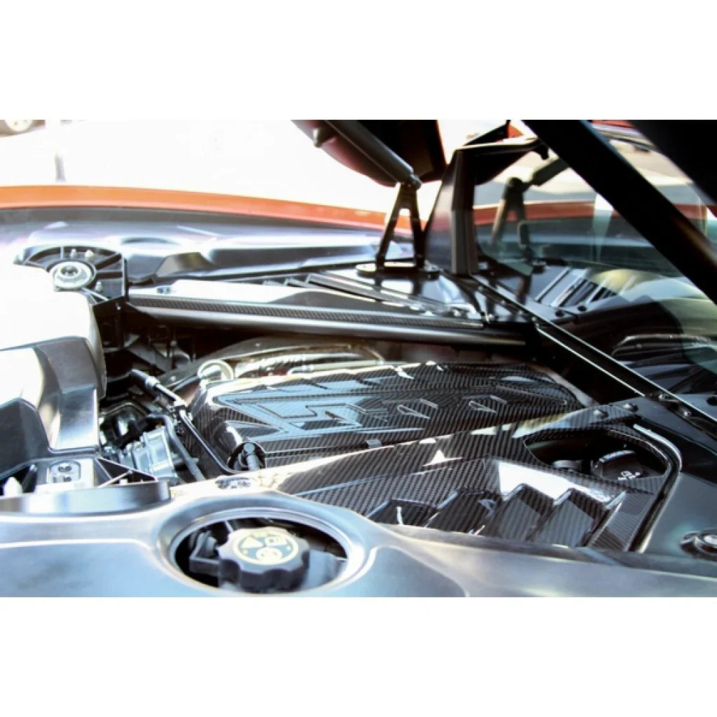 Chevrolet Corvette C8 Carbon Fiber Engine Plenum Cover & Appearance Panel Package