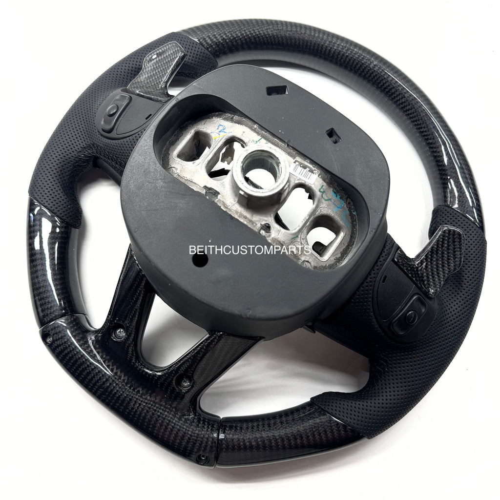 2014+ Jeep SRT / 2015+ Hellcat – Carbon – Black Stitching