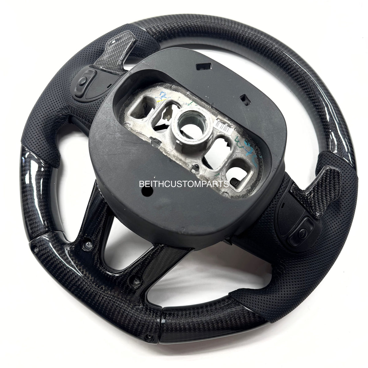 2014+ Jeep SRT / 2015+ Hellcat – Carbon – Black Stitching