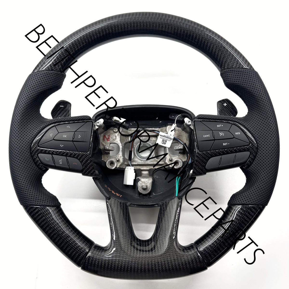 2014+ Jeep SRT / 2015+ Hellcat – Carbon – Black Stitching