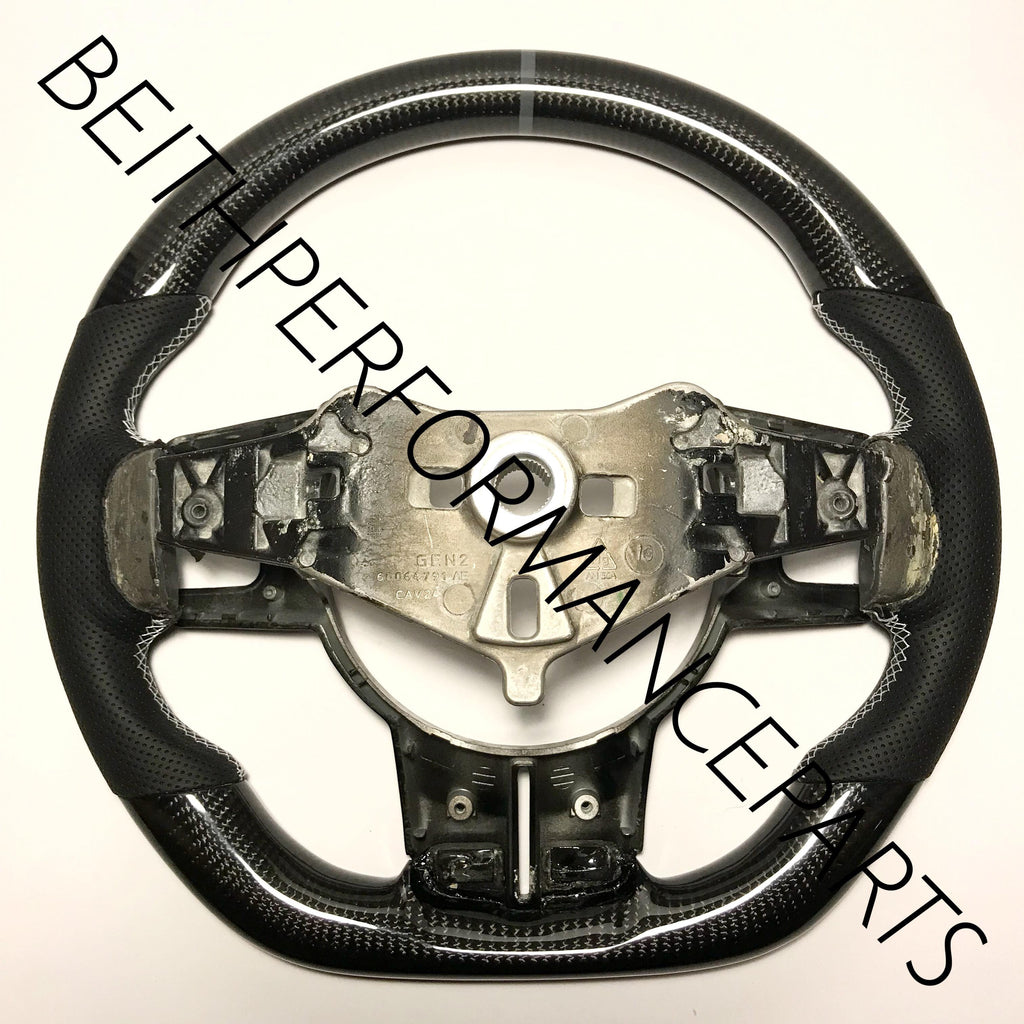 2011-17 Jeep Wrangler – Carbon – Grey Stitch, Grey Stripe