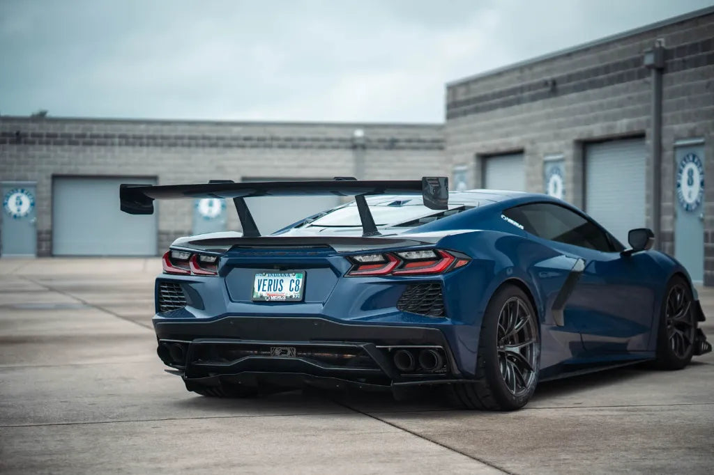 Verus Engineering WCW Swan Neck Rear Wing - C8 Corvette