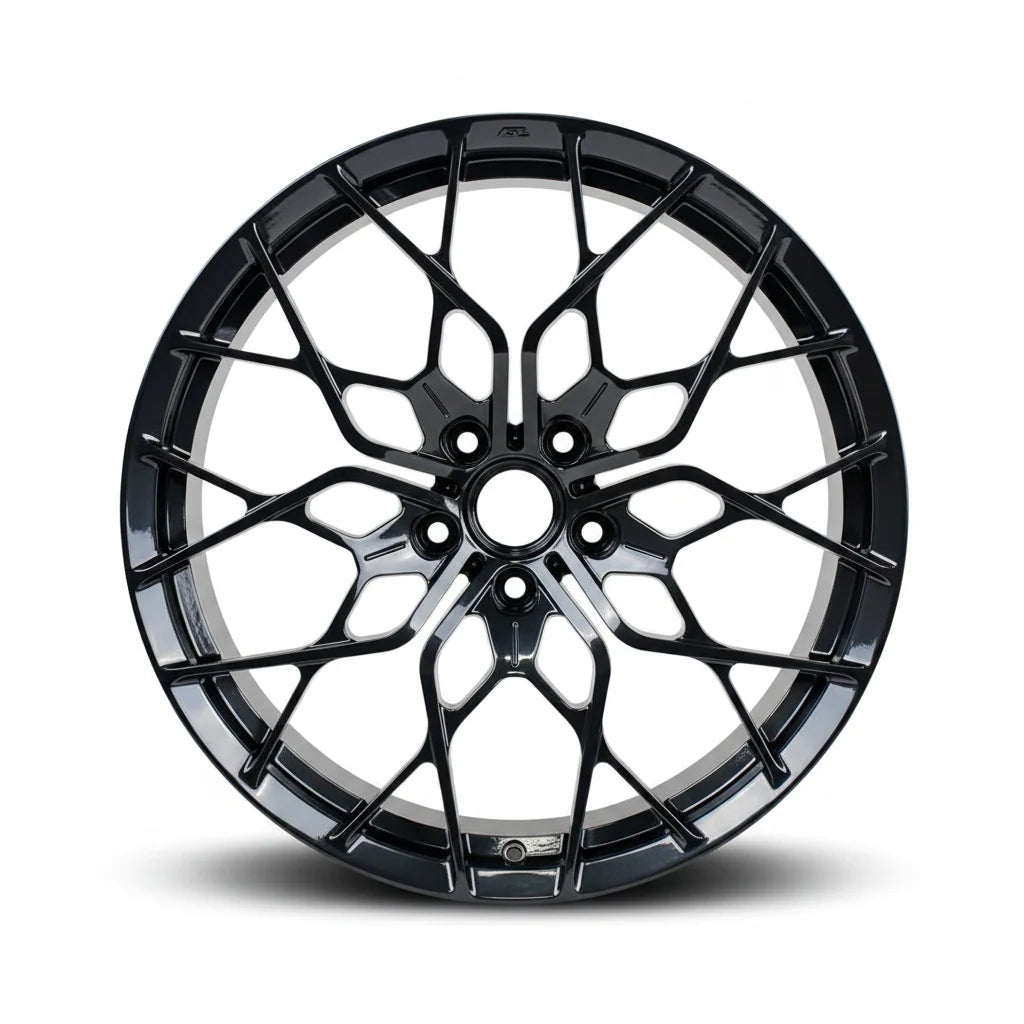 Forgedlite MC21 Gloss Black Forged Wheels (20x10 Front / 21x13 Rear)