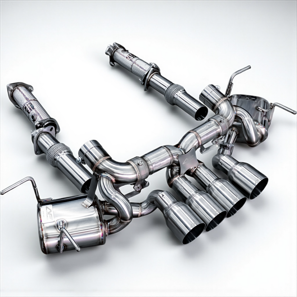 AeroFlow Dynamics Corvette C8 Z06 AFD F1 Exhaust System