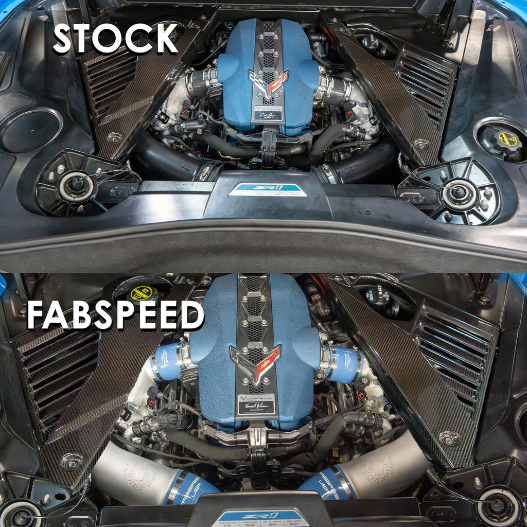 2025+ Chevrolet Corvette C8 ZR1 Fabspeed 5-Ply Silicone Boost Hoses