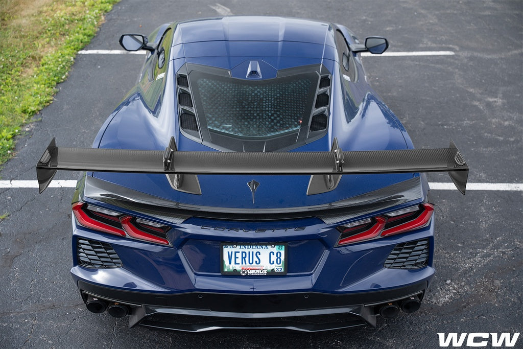 Verus Engineering WCW Swan Neck Rear Wing - C8 Corvette
