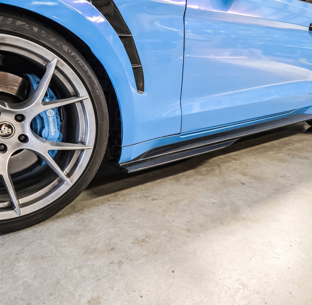 2015-2023 S550 Mustang Carbon Fiber LG673 Side Skirt Splitters - Exclusive