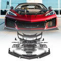 2020–2026 Corvette C8 Stingray to Z06 Track Package 15-Piece Full Front Bumper Conversion Kit
