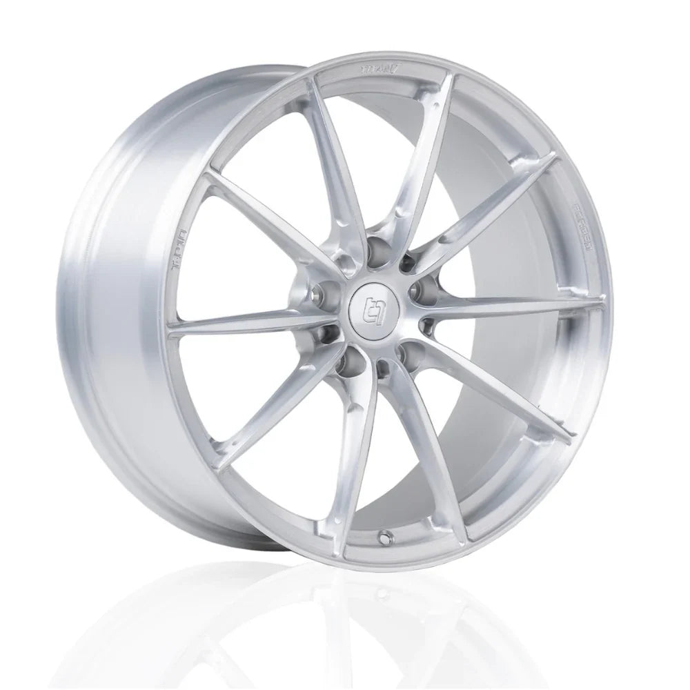 Titan 7 T-P10 19x9 / 20x11.5 C8 Corvette Forged Wheels – Brushed Clear
