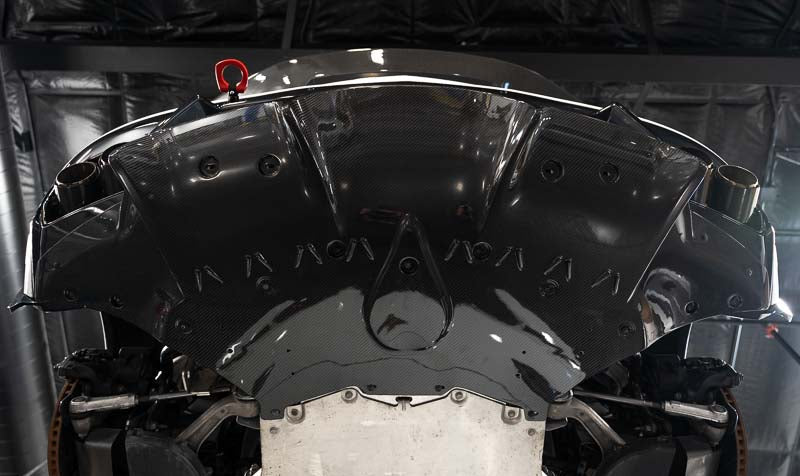 Verus Engineering Carbon Flash Rear Diffuser - C8 Corvette