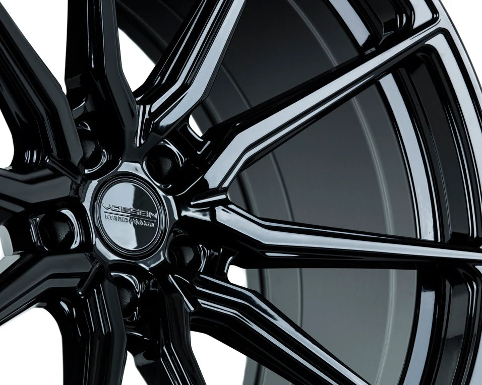 Vossen HF3 20x9 / 21x12 C8 Corvette Wheels – Gloss Black