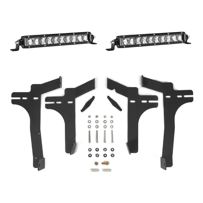 Rigid Industries 24+ Toyota  Tacoma 10in. SR-Series Grill Kit