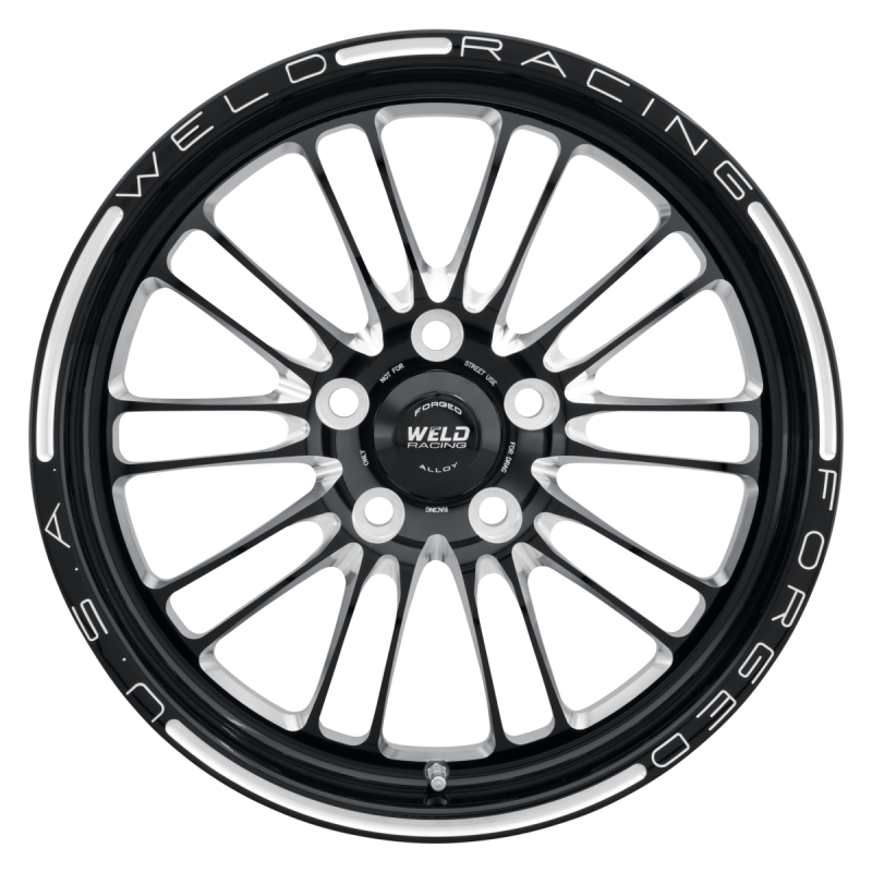 Weld RPM Frontrunner 15x3.5 / 5x120 / 1.75 BS / 3.18 HB - Gloss Black Milled - Non-BL Wheel