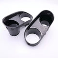 2003-2004 Ford Mustang SVT Cobra Carbon Fiber Fog Light Bezel Trim Surround image 0