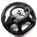 2006-2007 Jeep Grand Cherokee SRT8 Carbon Fiber Steering Wheel - Red Stitching image 2