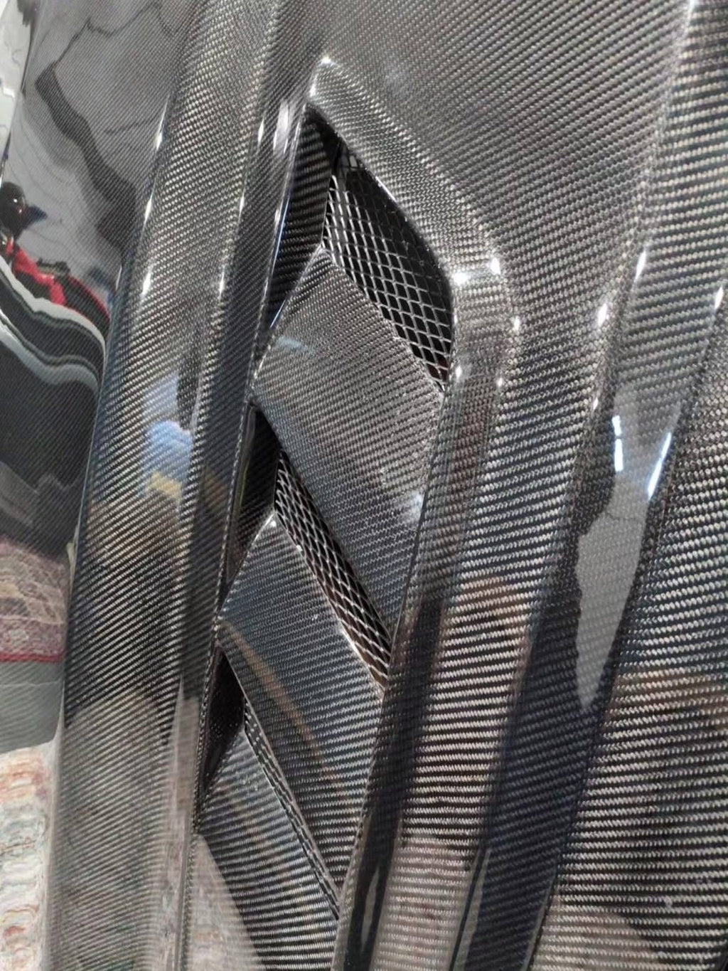 2015–2023 Ford Mustang GT500 Style Carbon Fiber Hood image 1