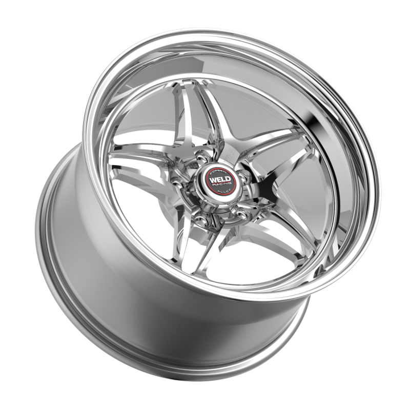 Weld S81 17x10.5 / 5x114.3 / 6.7 BS / 3.18 HB - Polished Center - Polished Shell - Non-BL Wheel