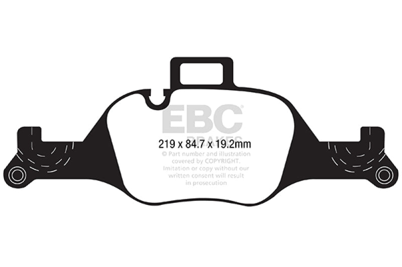 EBC 2017+ BMW 530 G30 Greenstuff Front Brake Pads