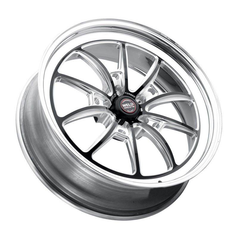 Weld S80 17x8 / 5x120 / 6.3 BS / 3.18 HB - Black Center - Polished Shell - Non-BL Wheel