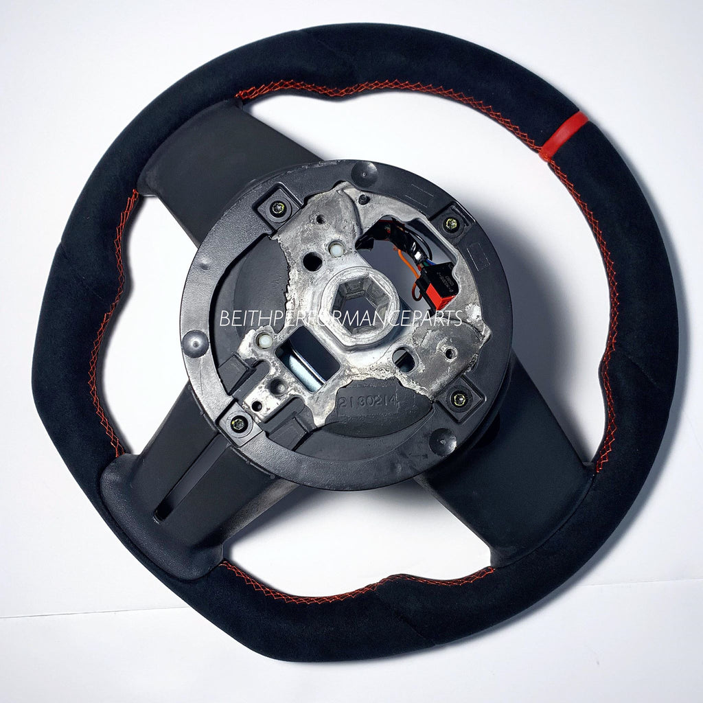 2011-2014 Ford Mustang – Black Alcantara – Red Stitching
