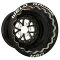 Weld V-Series 15x13 / 5x4.75 / 6 BS / 3.18 HB - Black Center - Black Shell - Black DBL MT Wheel
