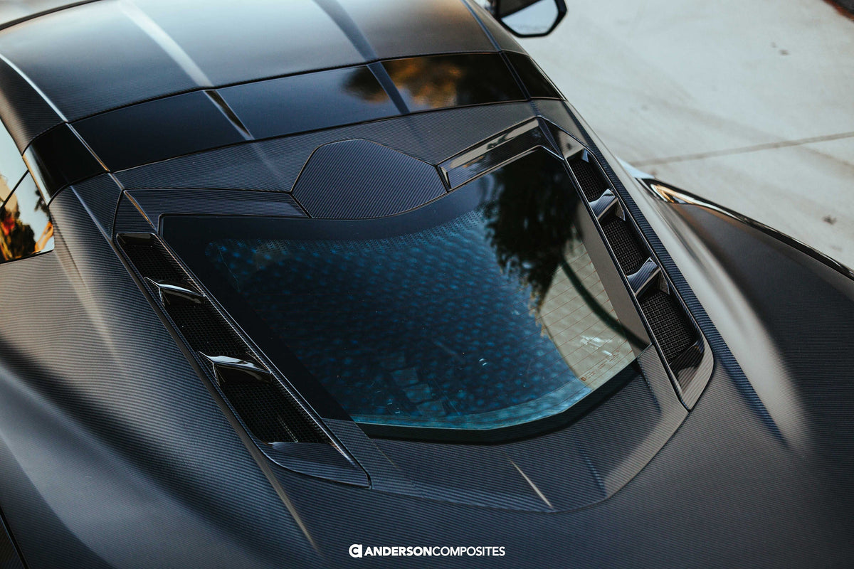 2020–2024 Chevrolet Corvette C8 Carbon Fiber Decklid Housing Panel (Coupe)