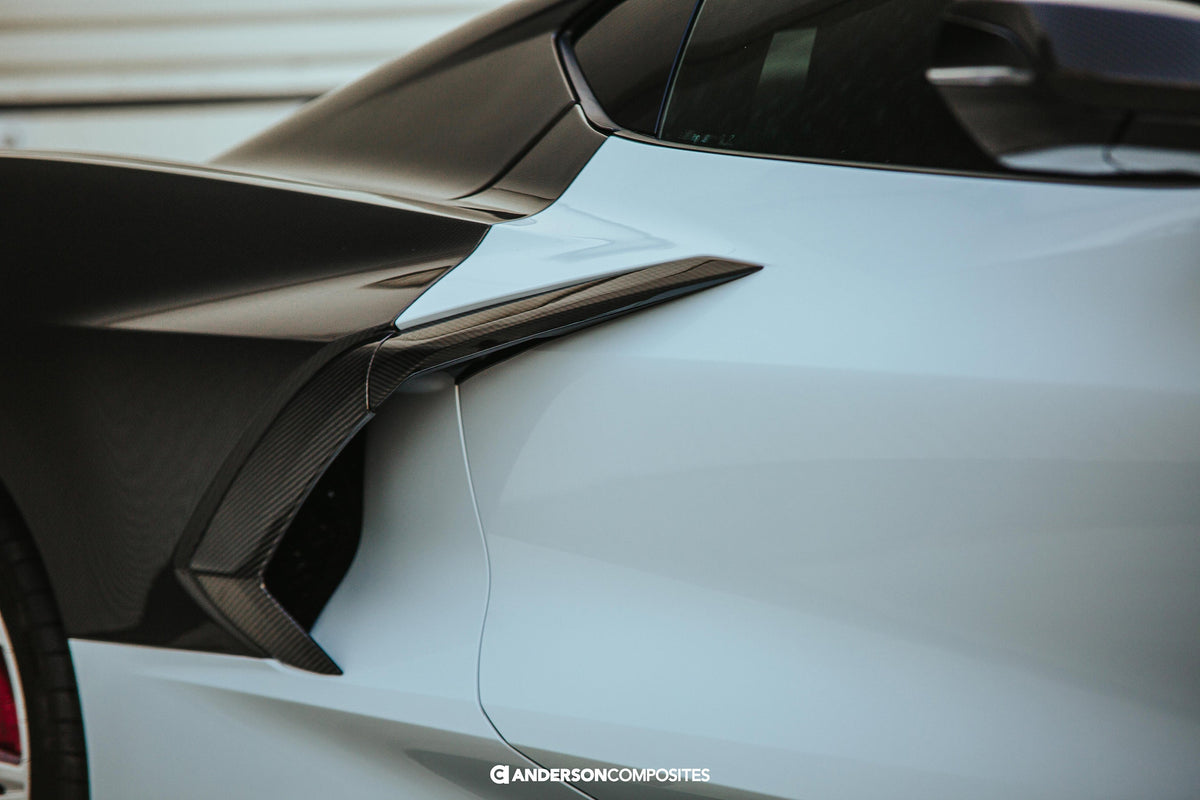 2020–2024 Chevrolet Corvette C8 Carbon Fiber Door Handle Covers (Pair)