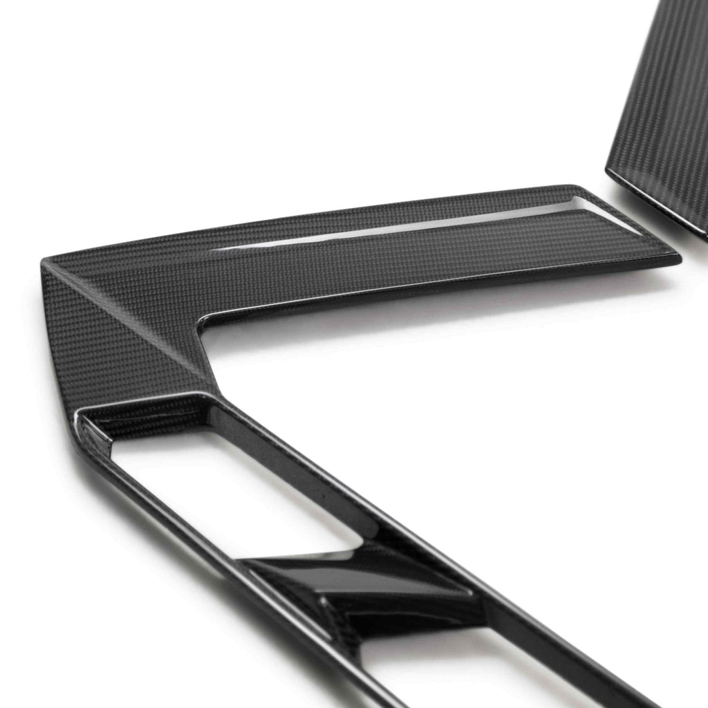 2020–2024 Chevrolet Corvette C8 Carbon Fiber Decklid Side Vents (PAIR)