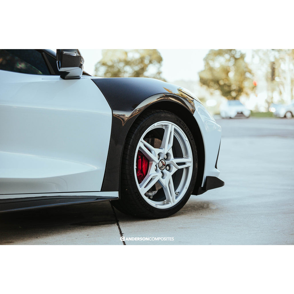 Carbon fiber fenders for 2020-2026 Chevrolet Corvette C8 (PAIR)