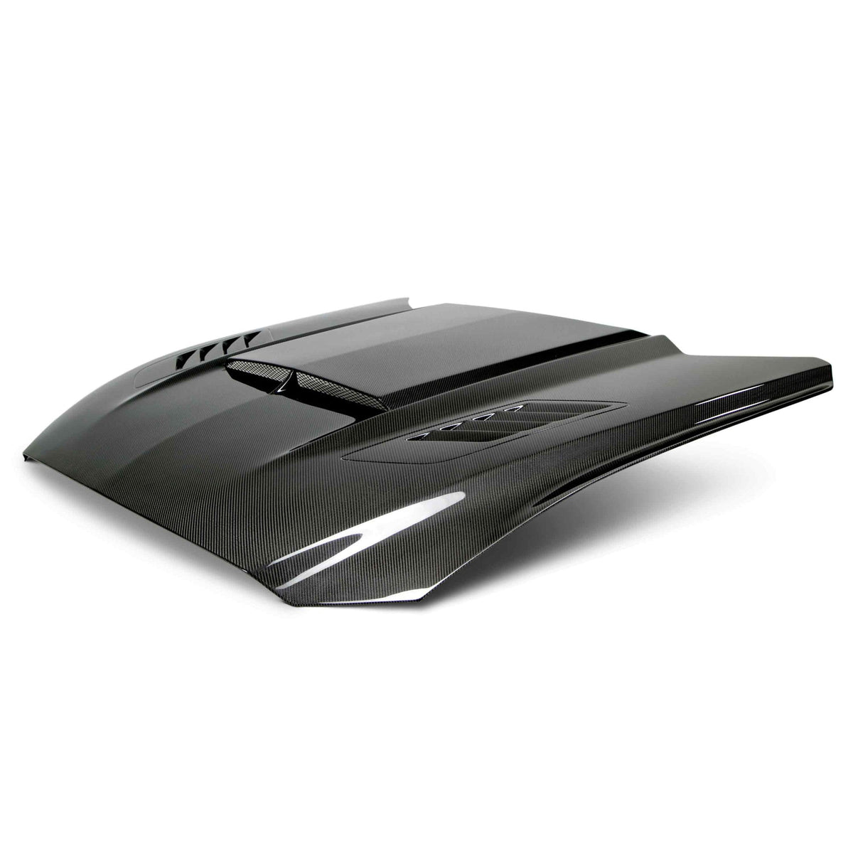 2015–2017 Ford Mustang Ram Air Double-Sided Carbon Fiber Hood