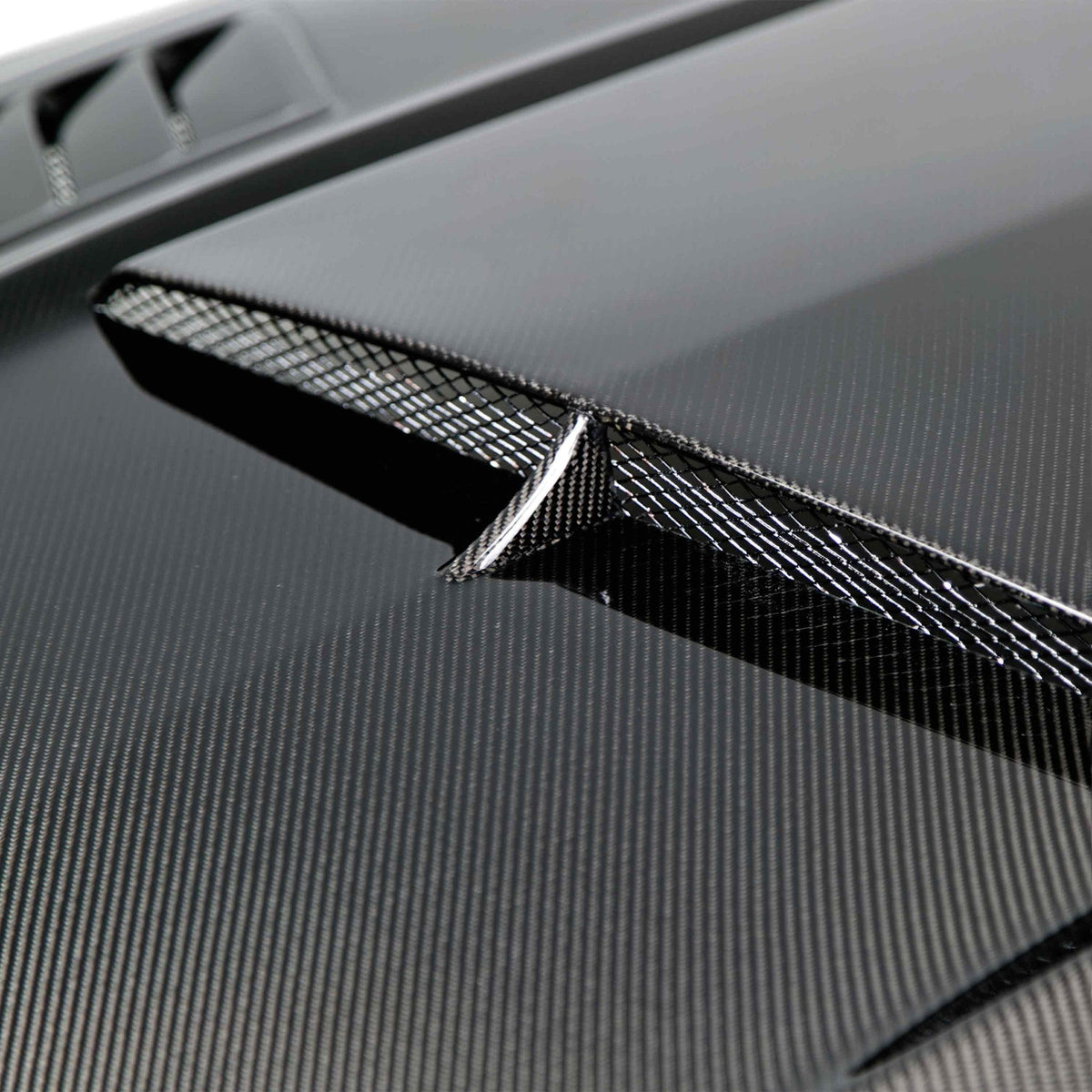 2015–2017 Ford Mustang Ram Air Double-Sided Carbon Fiber Hood