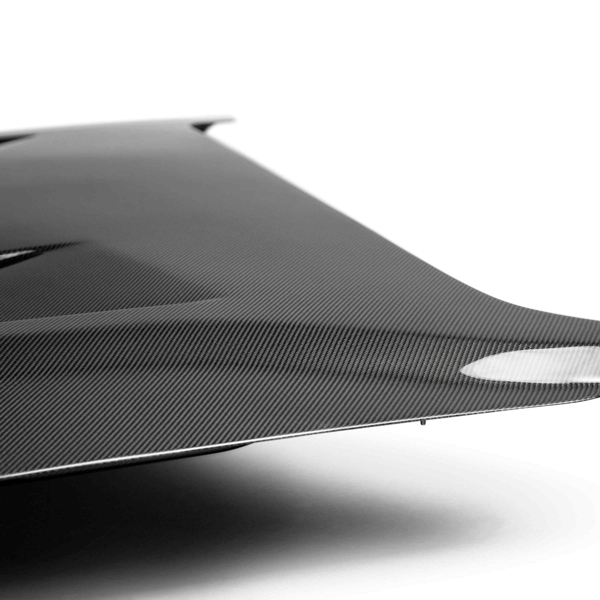 2018–2023 Ford Mustang Type-SA Heat Extractor Double-Sided Carbon Fiber Hood