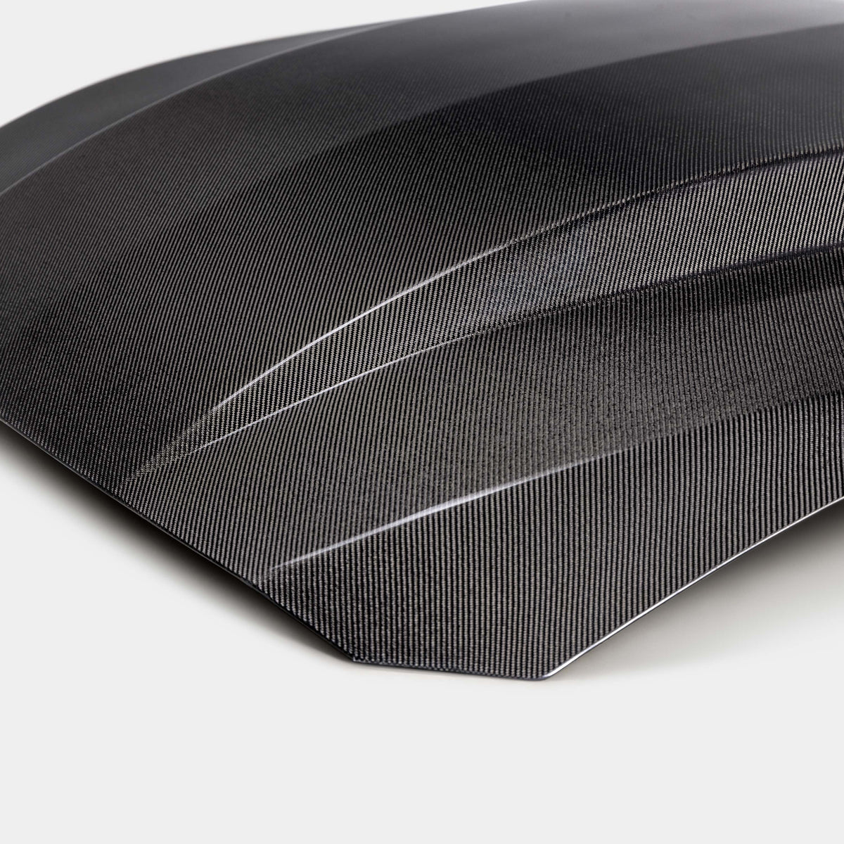 2024–2025 Ford Mustang Type-CJ Double-Sided Carbon Fiber Cowl Hood