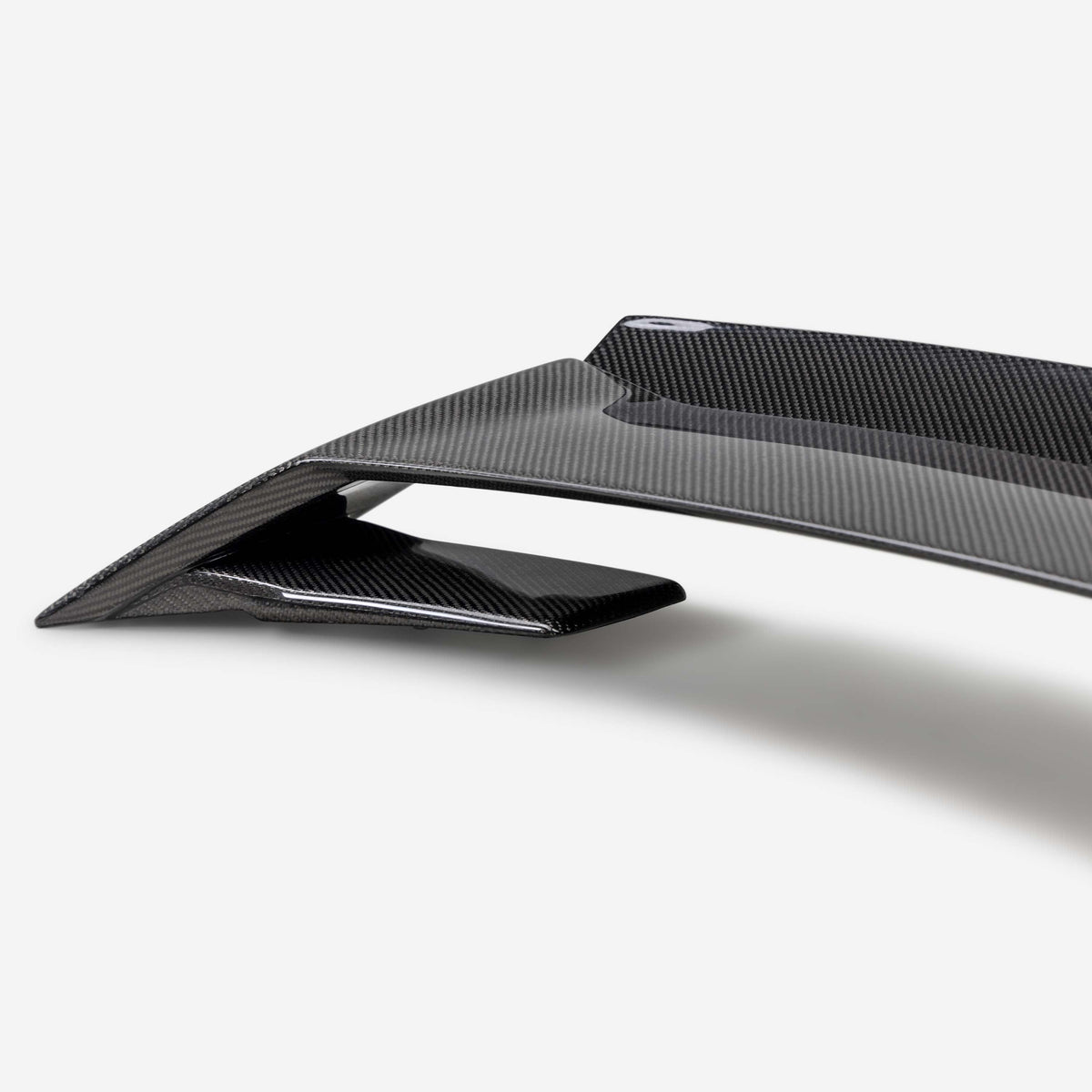 Anderson Composites Type-GTG Carbon Fiber Rear Spoiler with Gurney Flap for 2024–2026 Ford Mustang GT & Dark Horse