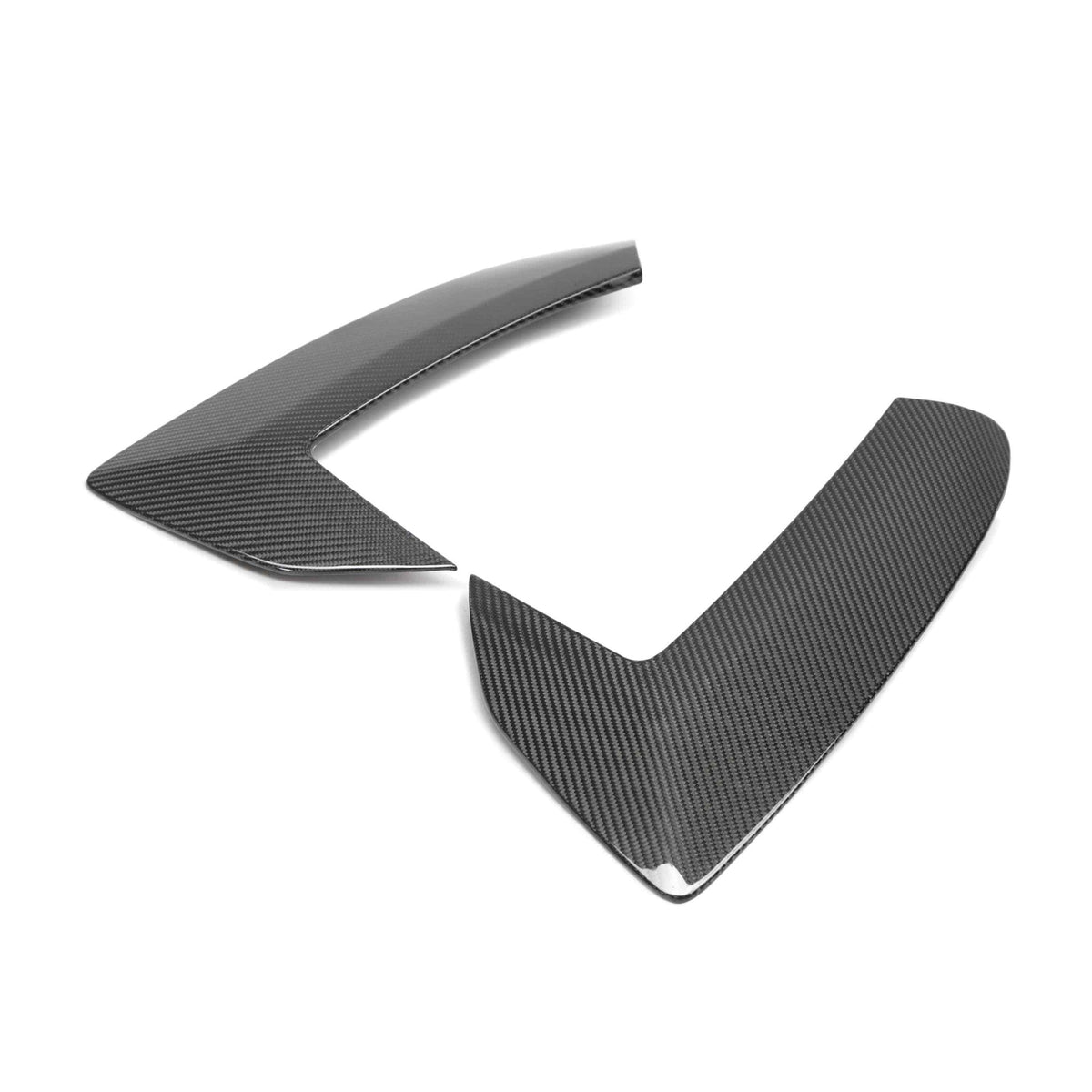 2020–2024 Chevrolet Corvette C8 Carbon Fiber Side Scoop Trim (Pair)