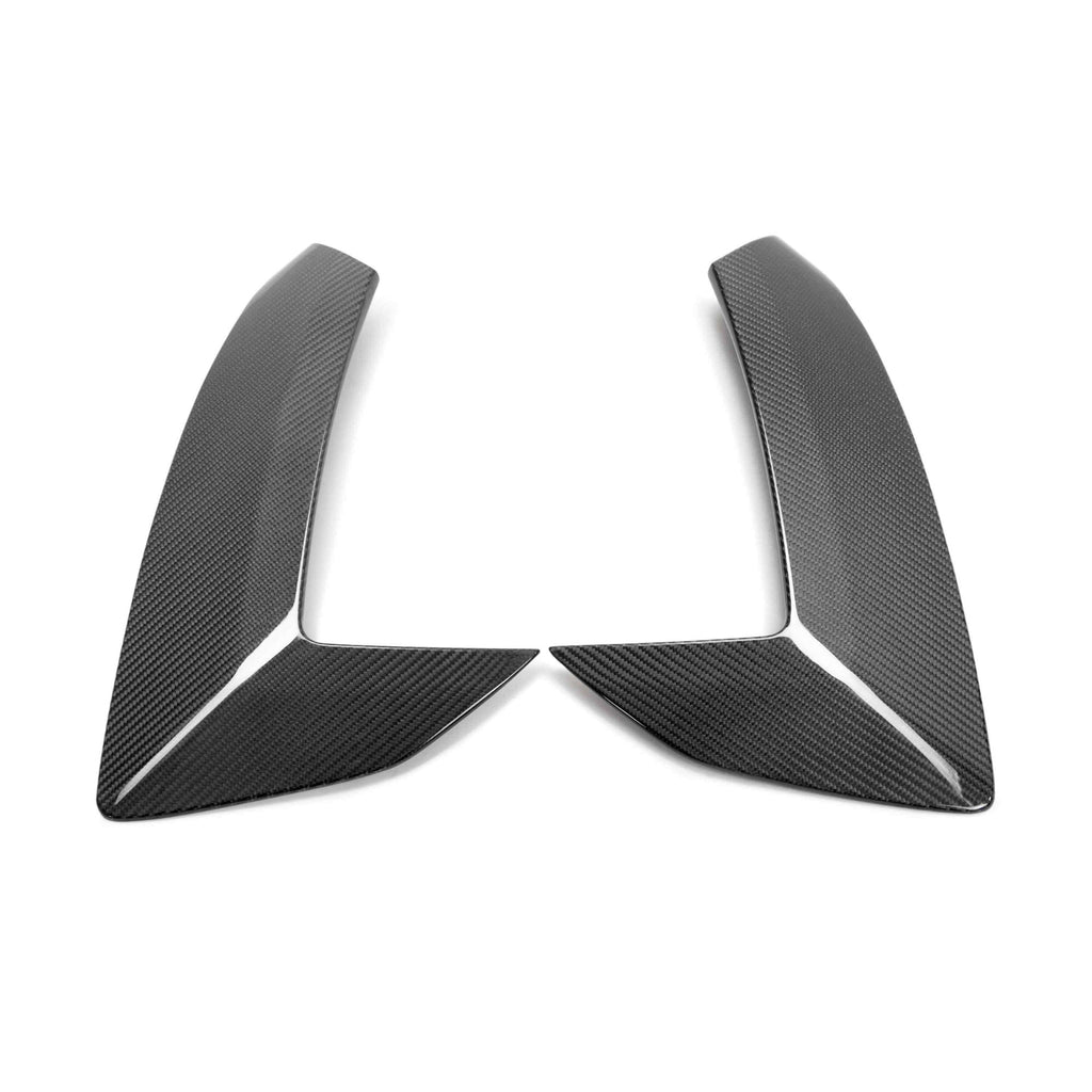 2020–2024 Chevrolet Corvette C8 Carbon Fiber Side Scoop Trim (Pair)