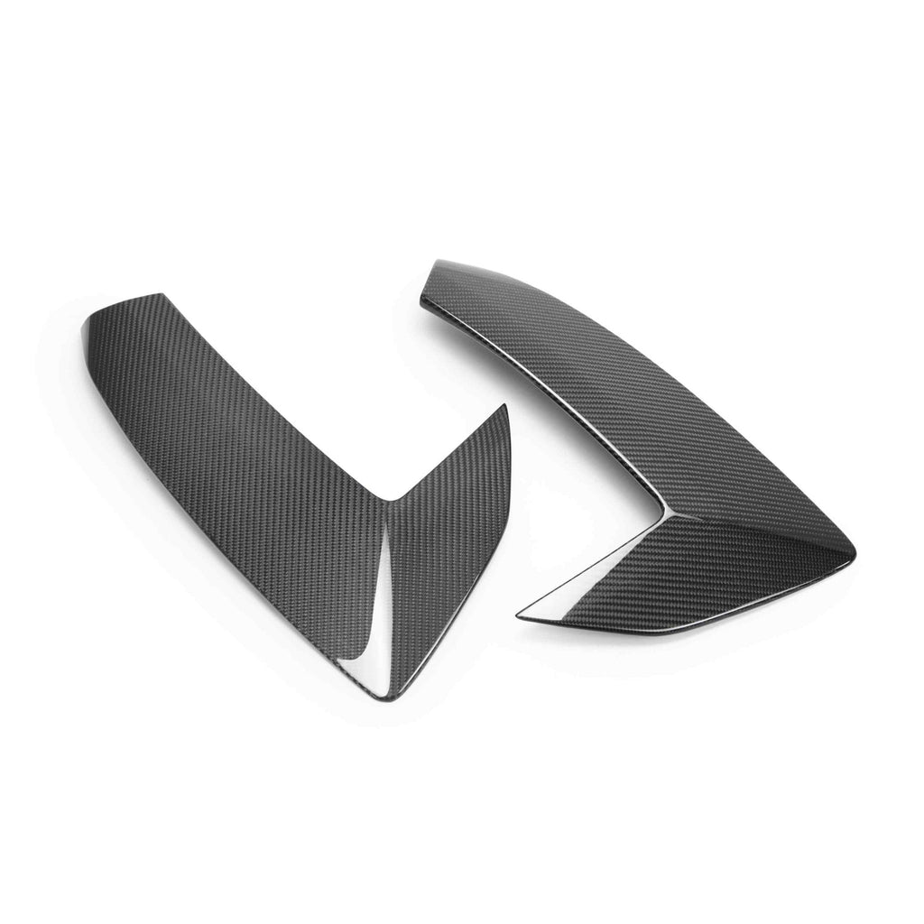 2020–2024 Chevrolet Corvette C8 Carbon Fiber Side Scoop Trim (Pair)