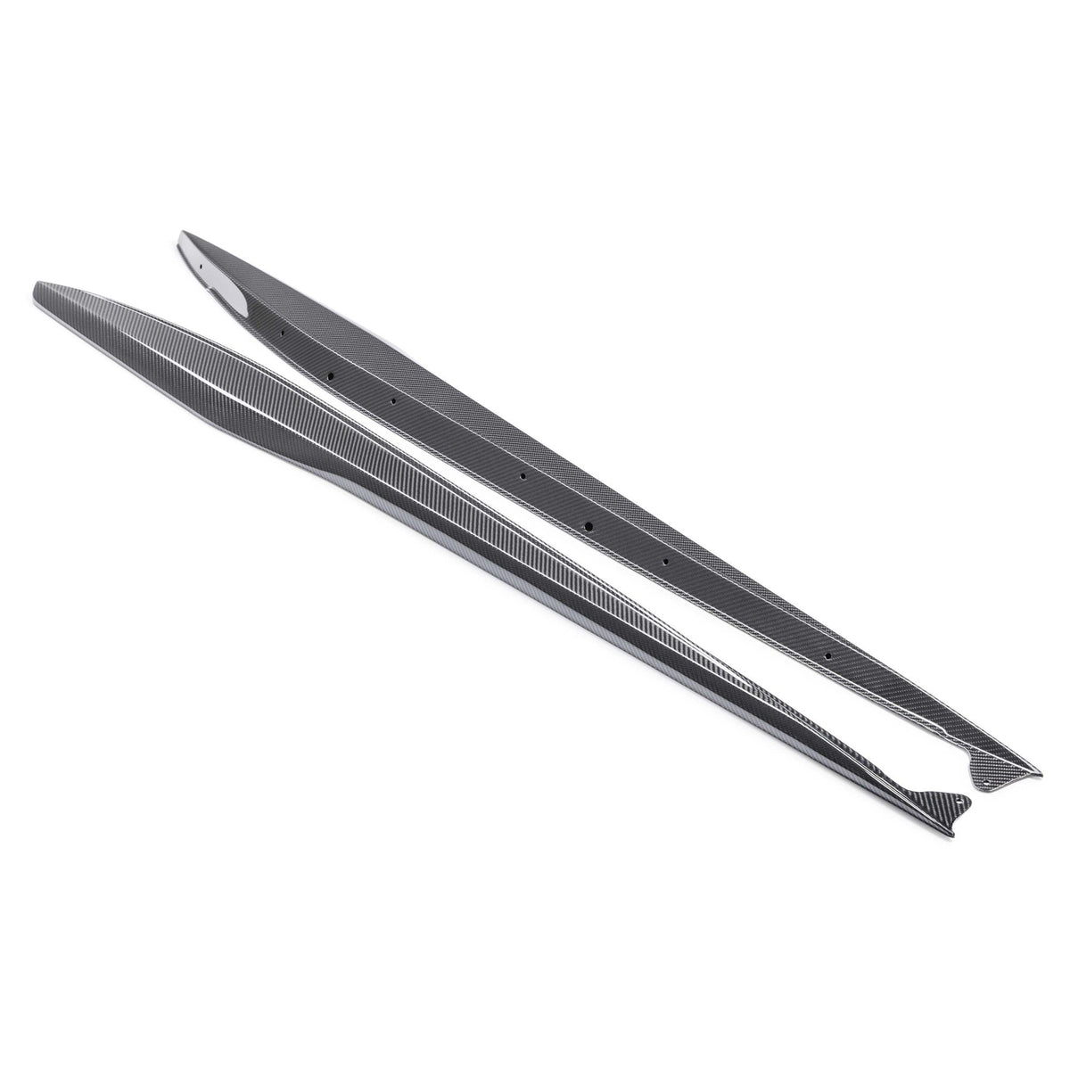 2023–2027 Corvette C8 Z06 / E-Ray Type Z07 Dry Gloss Carbon Fiber Side Skirts