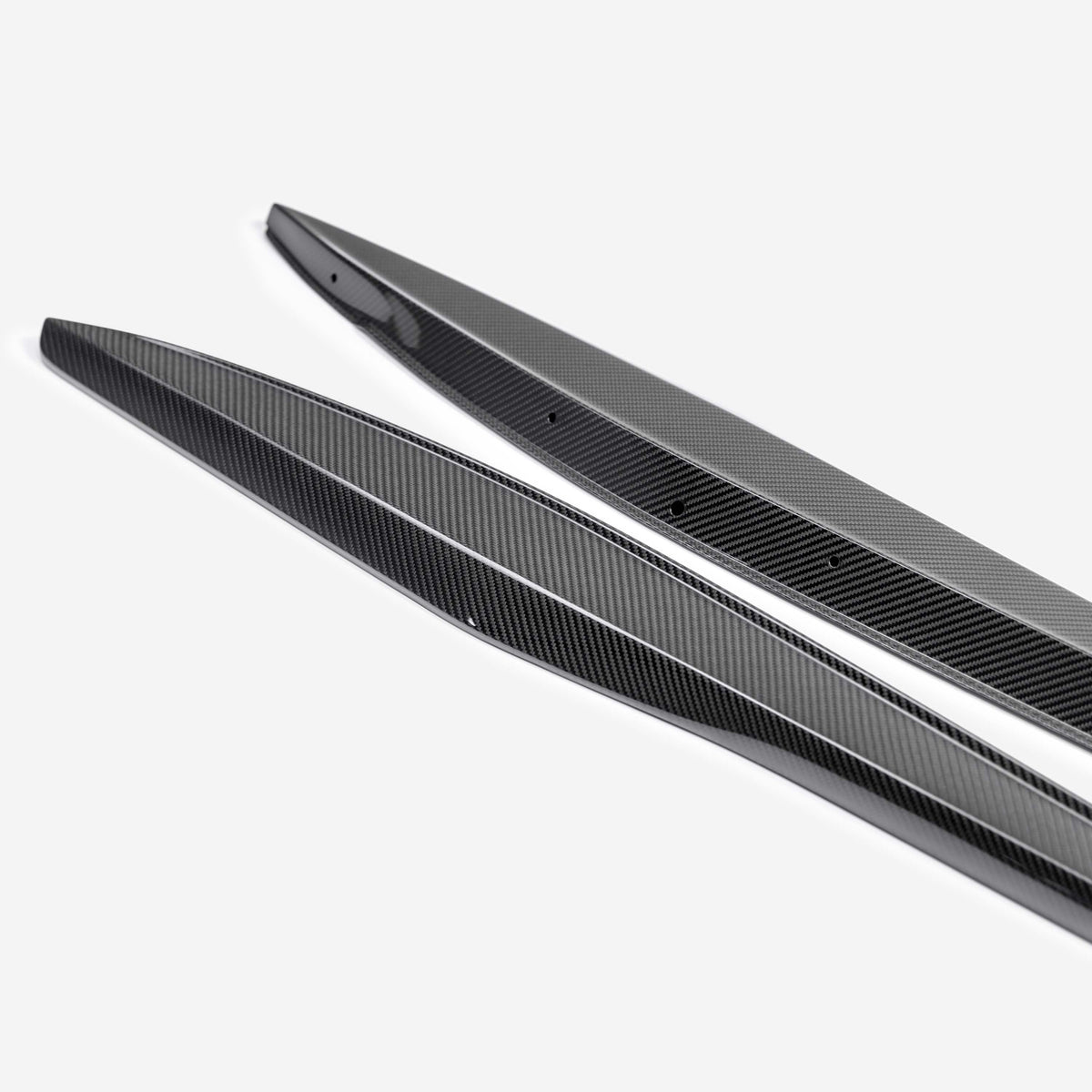 2023–2027 Corvette C8 Z06 / E-Ray Type Z07 Dry Gloss Carbon Fiber Side Skirts