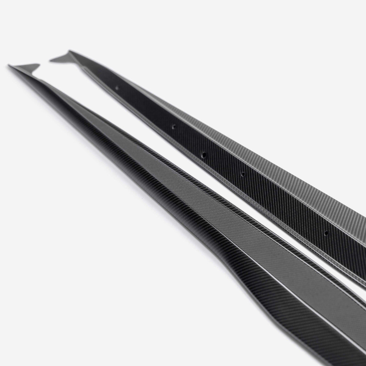2023–2027 Corvette C8 Z06 / E-Ray Type Z07 Dry Gloss Carbon Fiber Side Skirts