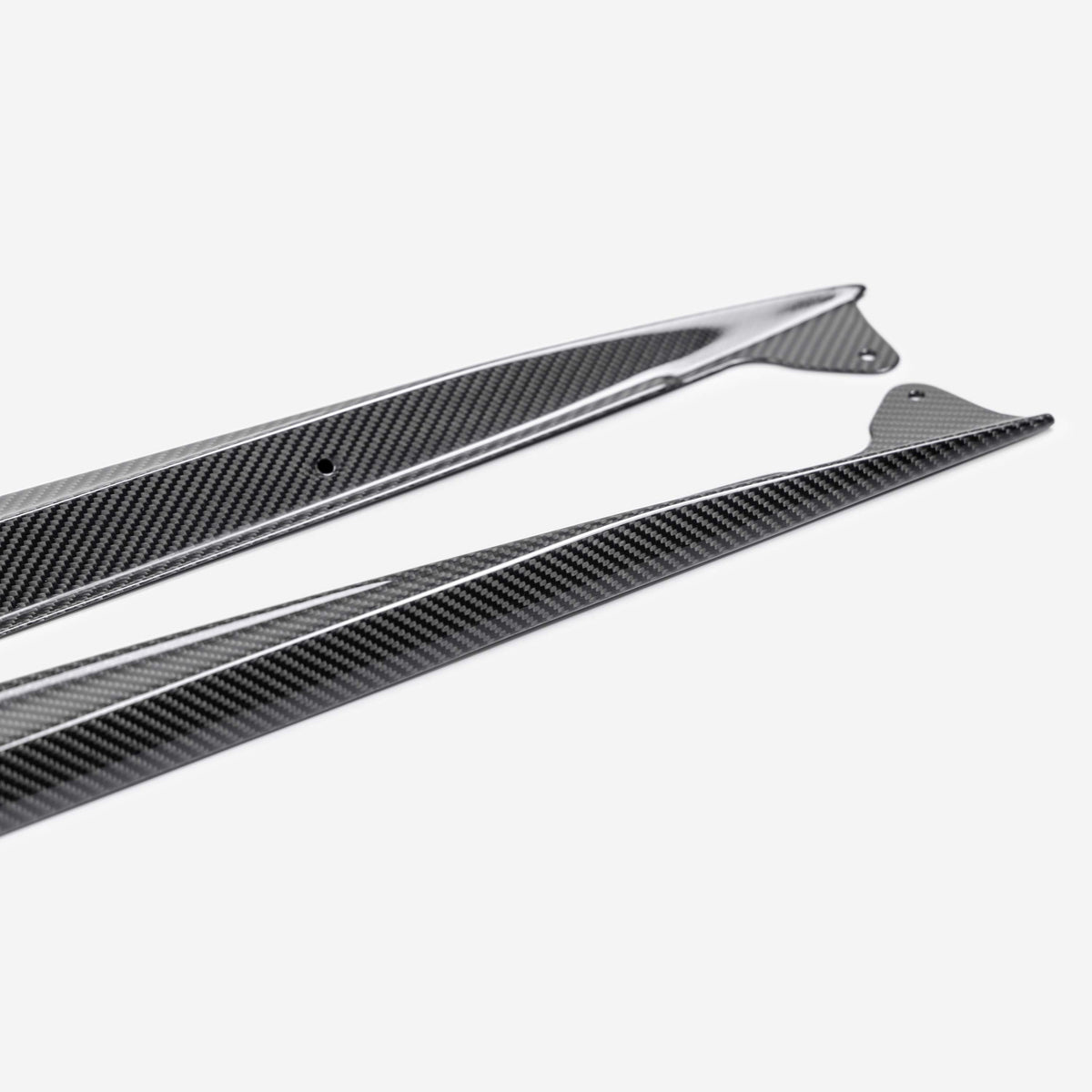 2023–2027 Corvette C8 Z06 / E-Ray Type Z07 Dry Gloss Carbon Fiber Side Skirts