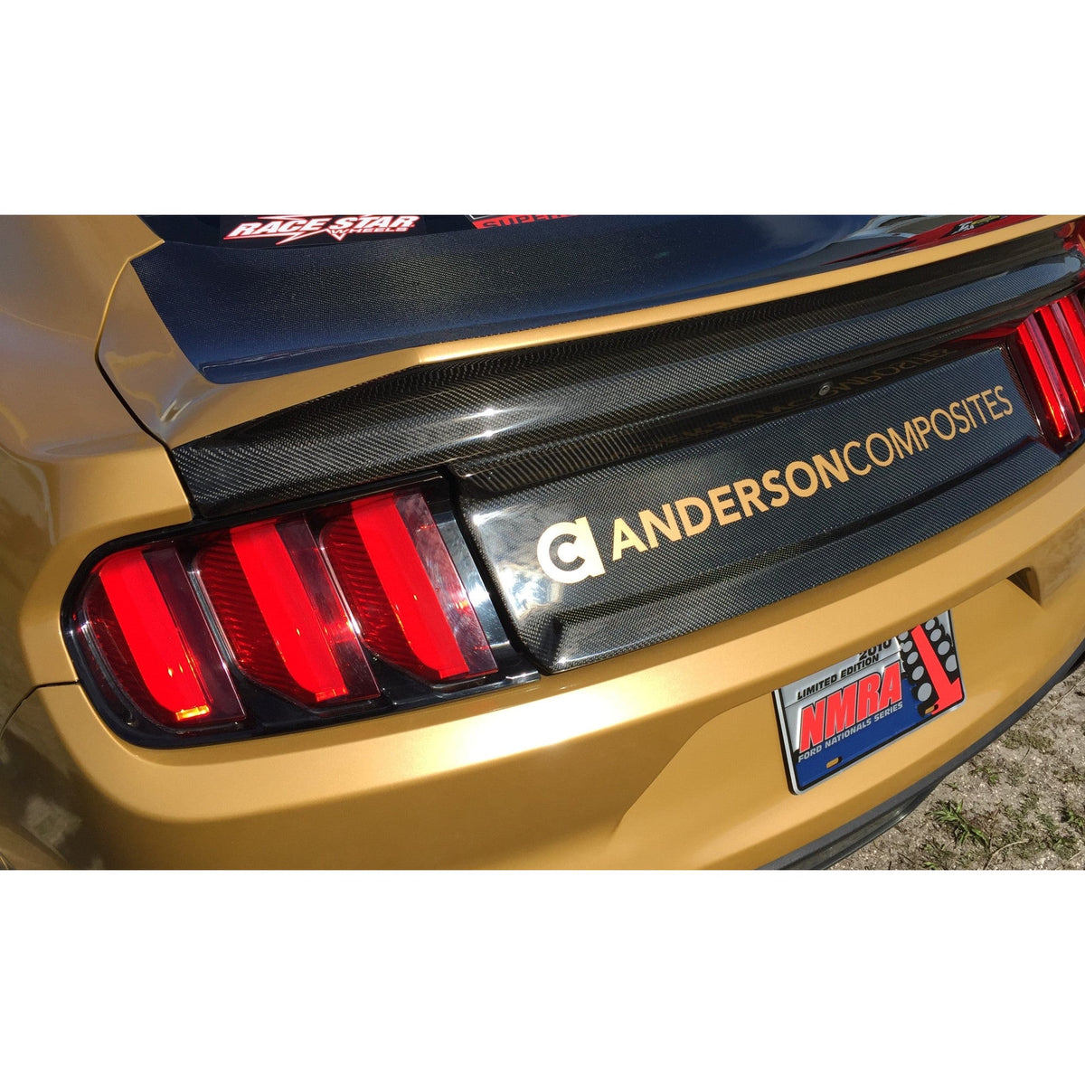2015–2023 Ford Mustang Carbon Fiber Decklid with Integrated Spoiler
