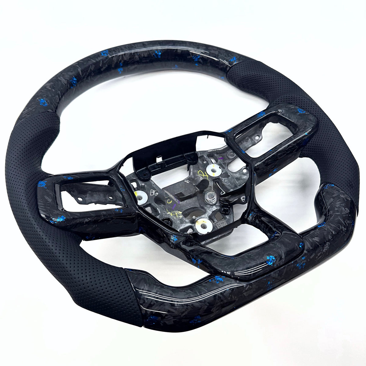 2024+ Ford Mustang Carbon Fiber Steering Wheel - HEATED - Custom Order image 0