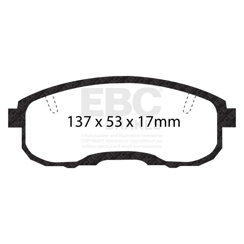 EBC 95-99 Infiniti I30 3.0 Yellowstuff Front Brake Pads
