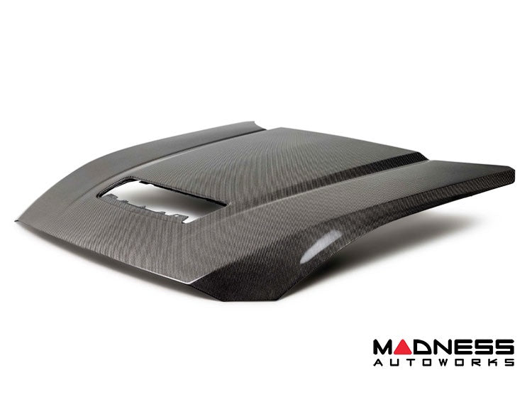 2018–2023 Ford Mustang Type-OE Carbon Fiber Hood image 1
