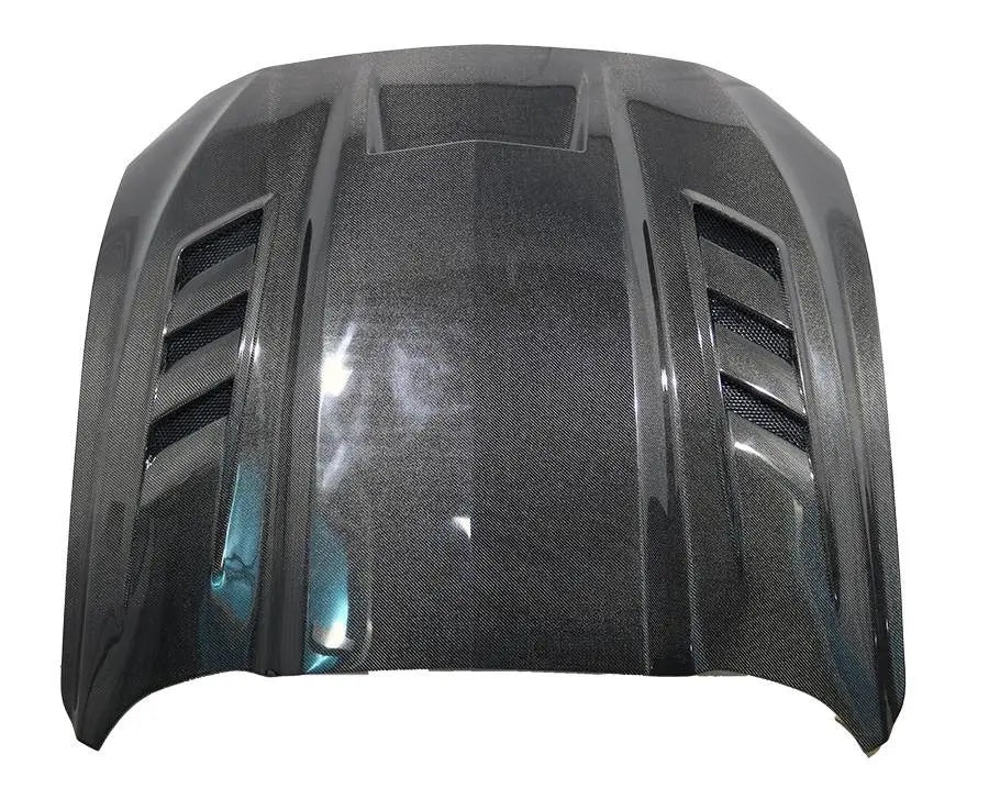 2018–2023 Ford Mustang Terminator Style Carbon Fiber Hood image 3